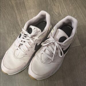 Nike Light Pink and Black Athletic Shoes